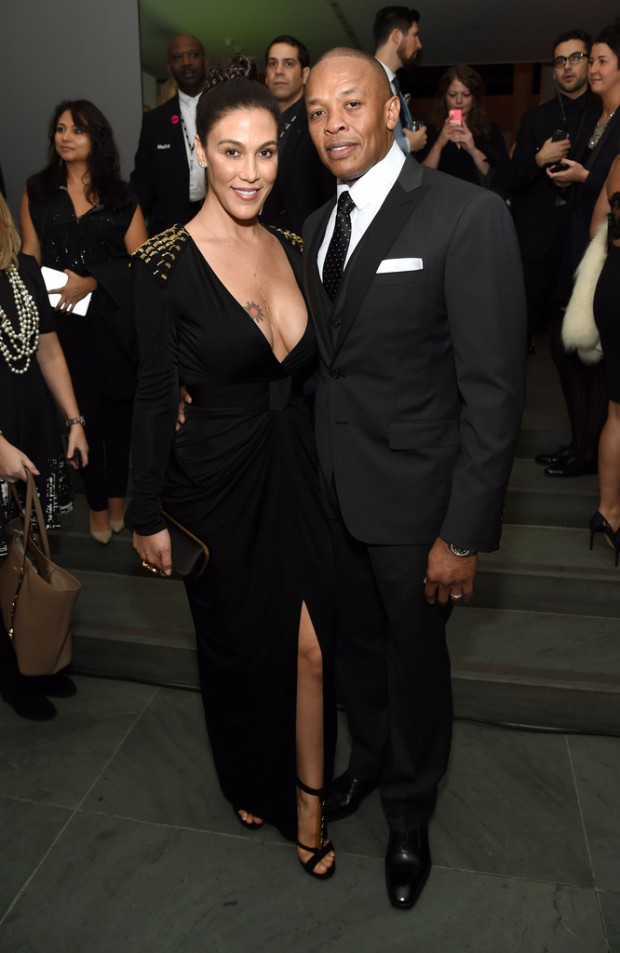 Dr Dre and his Wife Nicole at Wallstreet 2014 Awards