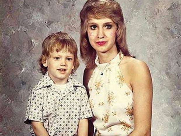 Little Marshall with his mother Deborah R. Nelson-Mathers