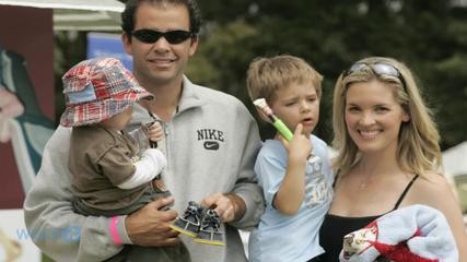 Pete Sampras With His Family