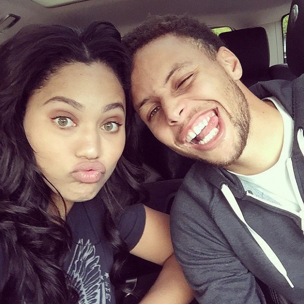 Stephen Curry and His Wife
