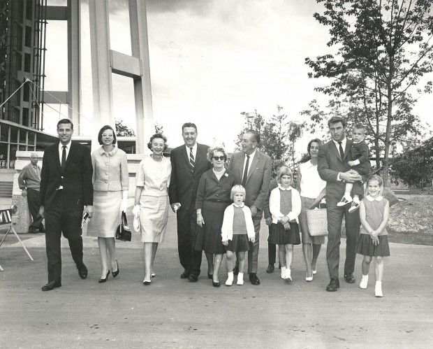 Walt Disney With his Family in 1962