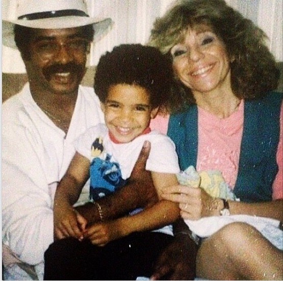 Drake with His Parents