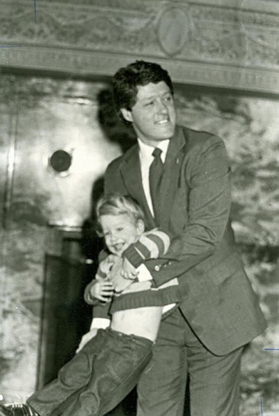 Bill Clinton with his Daughter Chelsea Clinton