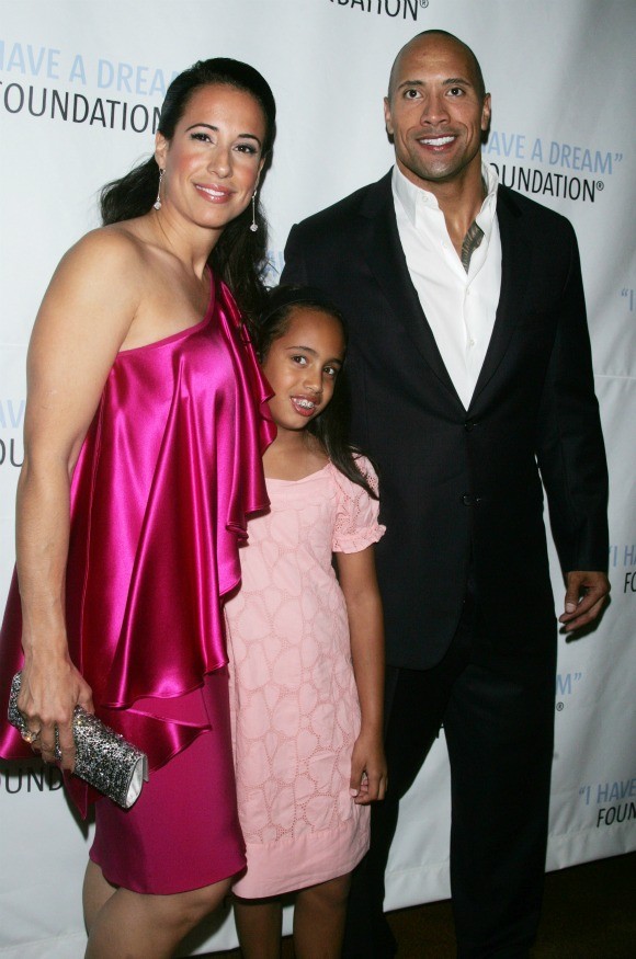 The Rock FamilyThe Rock with wife Dany Garcia and daughter Simone Johnson