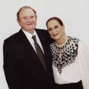 John Gandel with Wife  Pauline Gandel