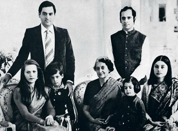 Indira Gandhi Family