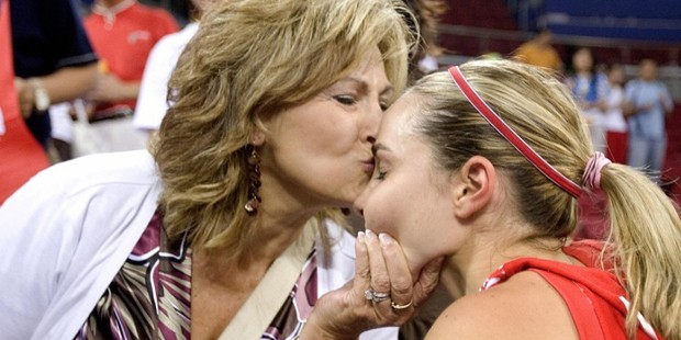 Becky Hammon with Mother