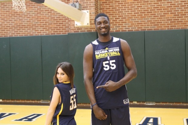 Roy Hibbert With His Wife Valerie Cooke.