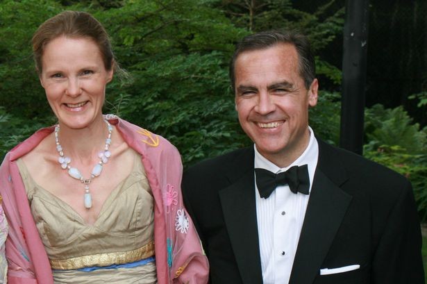 Mark Carney With His Wife Diana