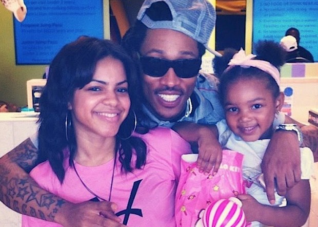 Future (rapper) With Ex Partner  India J  and Daughter
