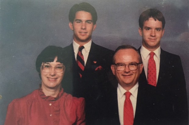 Scott Walker young With Family