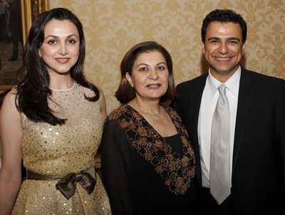 Omid Kordestani With His Ex Wife Bita Daryabari(L)