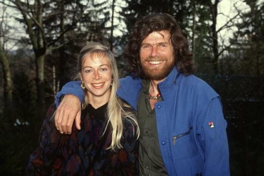 Reinhold Messner With His Wife Sabine Stehle 