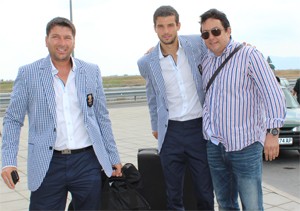 Grigor Dimitrov with his Father Dimitar Dimitrov