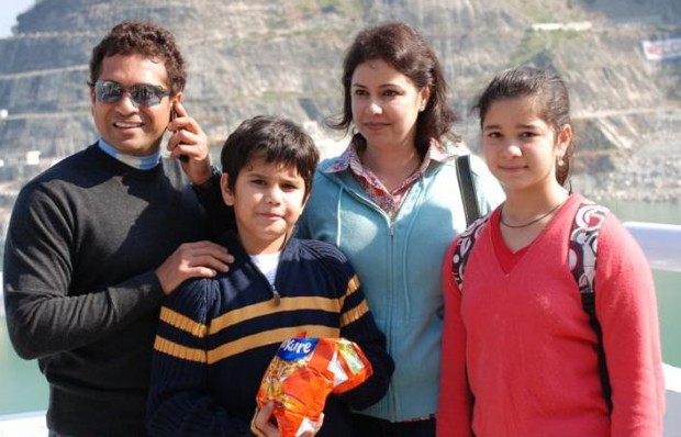 Tendulkar Family at outing 