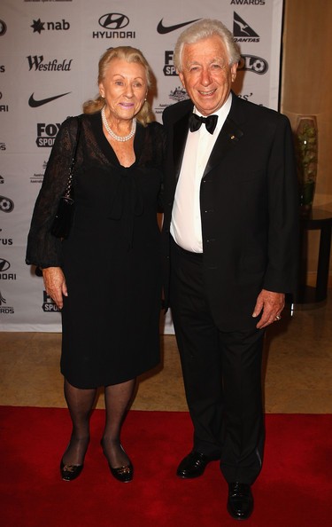 Frank Lowy with his wife Shirley Lowy