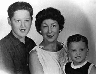 Bill Clinton with Mother and Brother