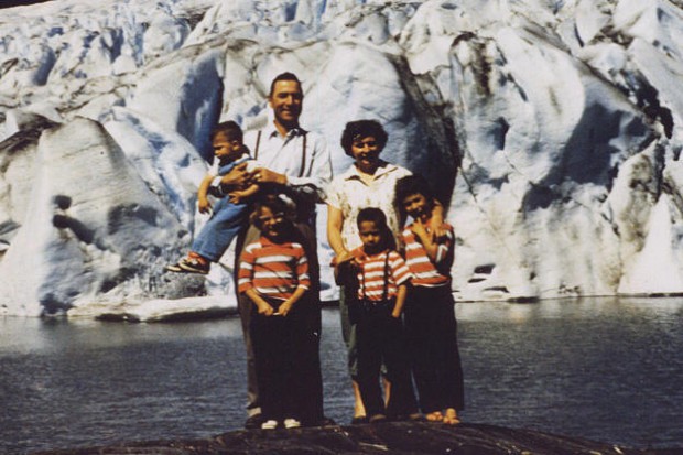 John Schnabel with His Family