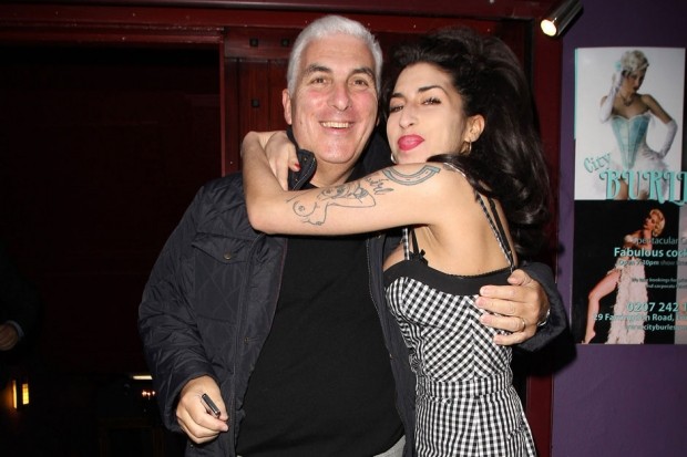 Amy Winehouse with her Father