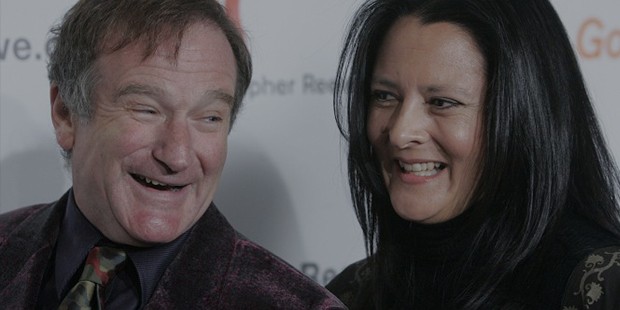 Robin with his second wife Marsha Garces