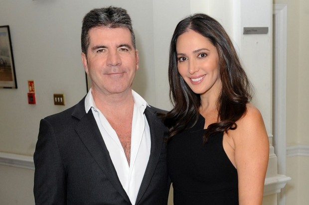 Simon Cowell with His Wife Lauren Silverma