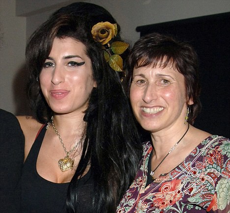Amy Winehouse with her Mother