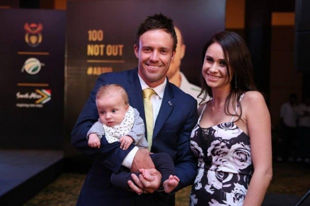 ABD Couple with Their Son Abraham Devilliers