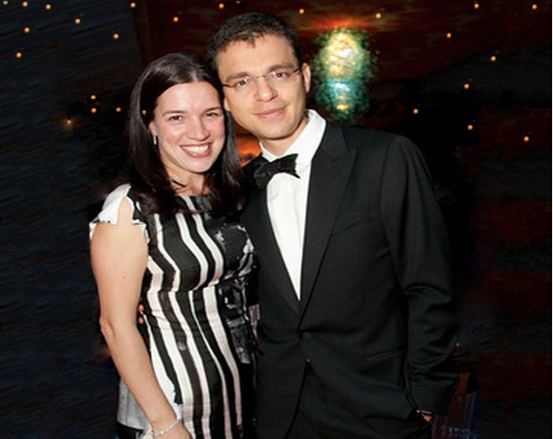 Max Levchin With His Wife Nellie Minkova