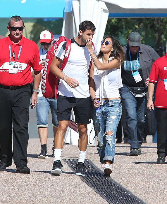 Grigor Dimitrov  with Nicole Scherzinger