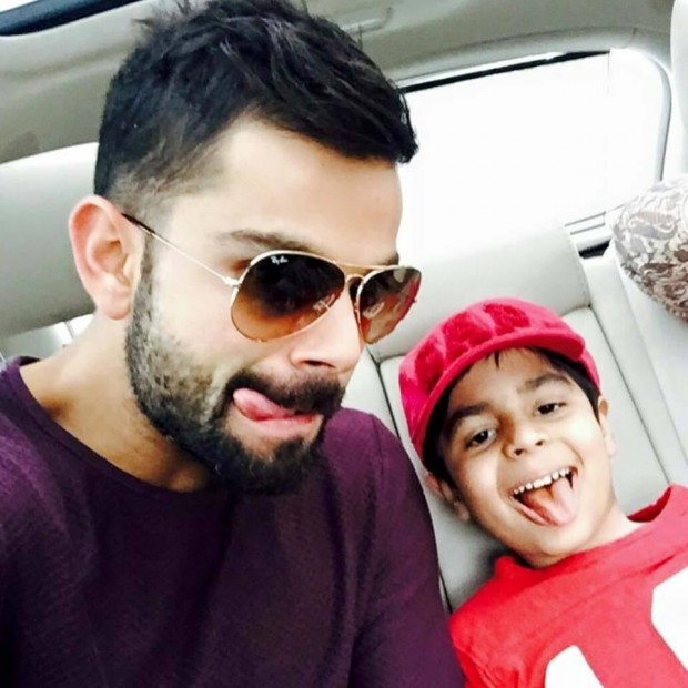 Kohli with His Nephew