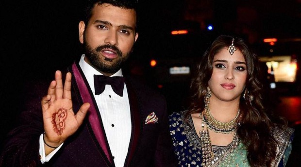 Rohit Sharma With His Wife