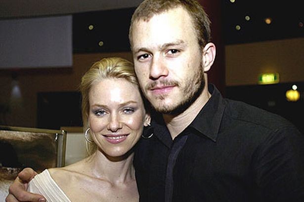 Naomi Watts with her Former Partner Heath Ledger