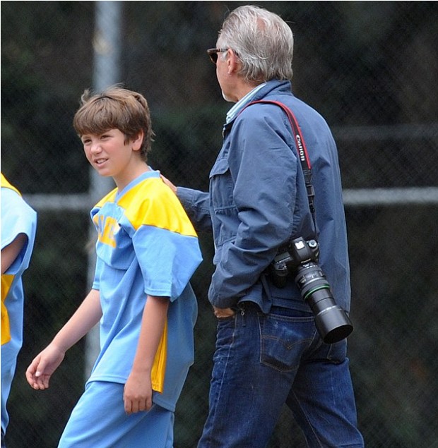 Harrison Ford with His Son Liam