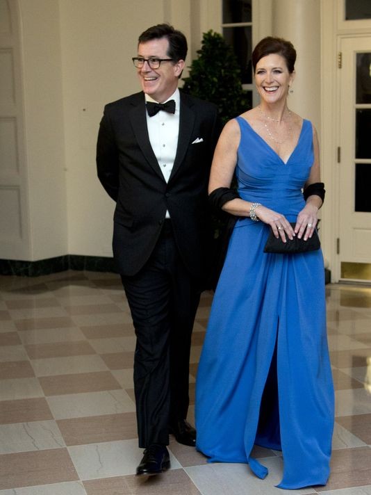 Stephen Colbert with his Wife Evelyn McGee Colbert