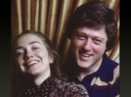 Bill and Hillary pose for a Portrait in 1979