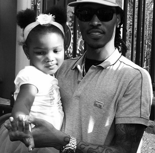 The Rapper Future with his daughter Londyn Wilburn