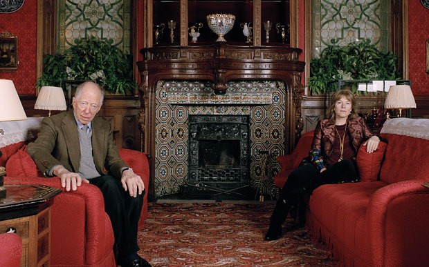 Jacob Rothschild with his daughter Hannah Rothschild
