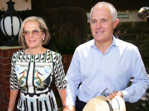Malcolm Turnbull and his wife Lucy