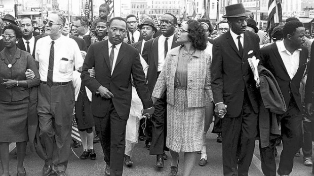 Dr. Martin Luther King Jr. and his wife Coretta Scott King