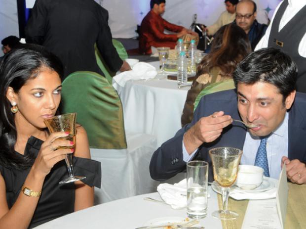 Rishad Premji and his wife Aditi