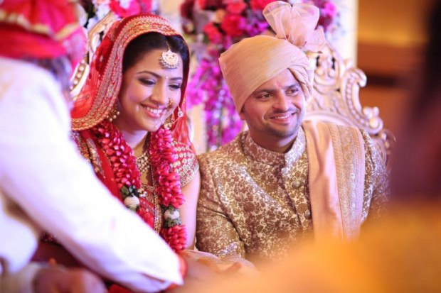 Raina and Priyanka both looking gorgeous on their wedding