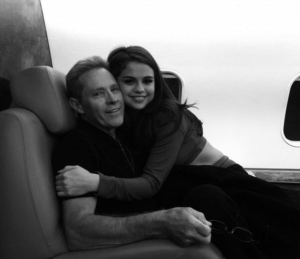 Selena with her grand father David Michael Cornett
