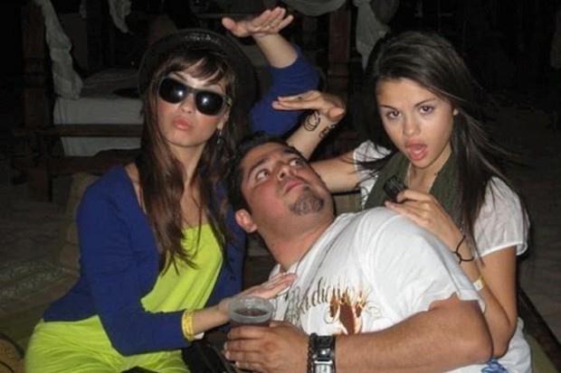 Demi Lovato and Selena with Selena's Father