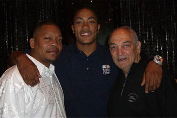 Sony Vaccro  with D Rose and D Rose's Father