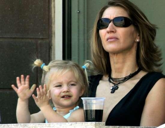 Steffi Graf and her daughter, Jaz Elle