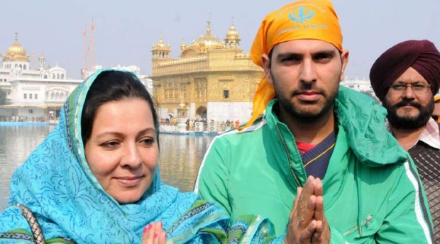 Yuvi With His Mother Shabnam