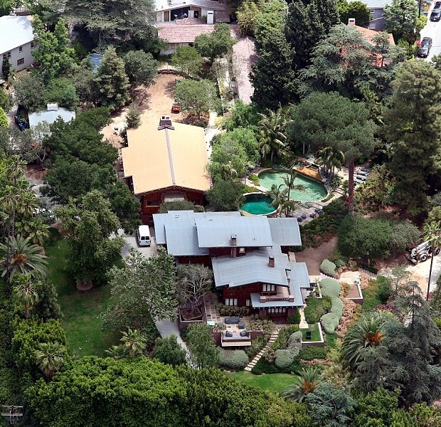 Los Feliz House of Angelia Jolie Pitt