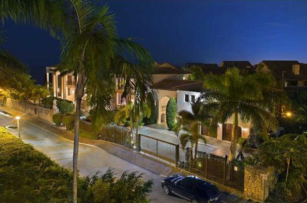 Gateway of his Miami mansion