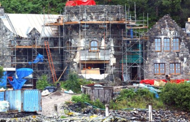 Mackintosh House during Reconstruction