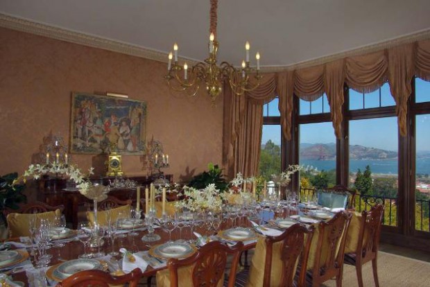 Dining room in the house